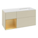 V&B Waschtischunterschrank Finion 120x60 cm, Reg li gol m, si Gr m Lacquer-1