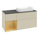 V&B Waschtischunterschrank Finion 120x60 cm, Reg li gol m, si Gr m Lacquer-1