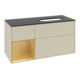 V&B Waschtischunterschrank Finion 120x60 cm, Reg li gol m, si Gr m Lacquer-3
