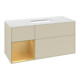 V&B Waschtischunterschrank Finion 120x60 cm, Reg li gol m, si Gr m Lacquer-3