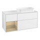 V&B Waschtischunterschrank Finion 120x60 cm, Reg li Oa ven, glo wh. Lac-1