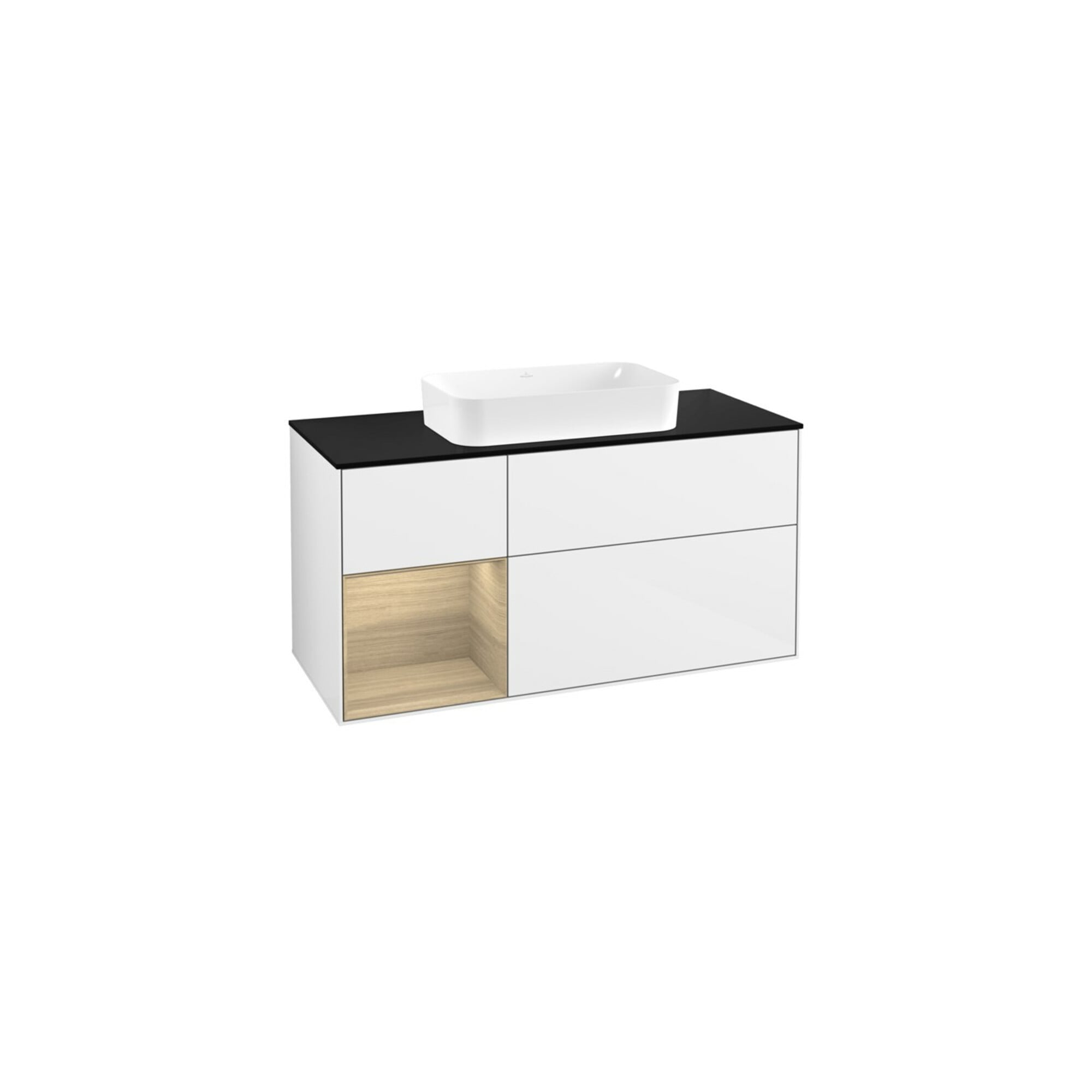 V&B Waschtischunterschrank Finion 120x60 cm, Reg li Oa ven, glo wh. Lac ; Villeroy & Boch