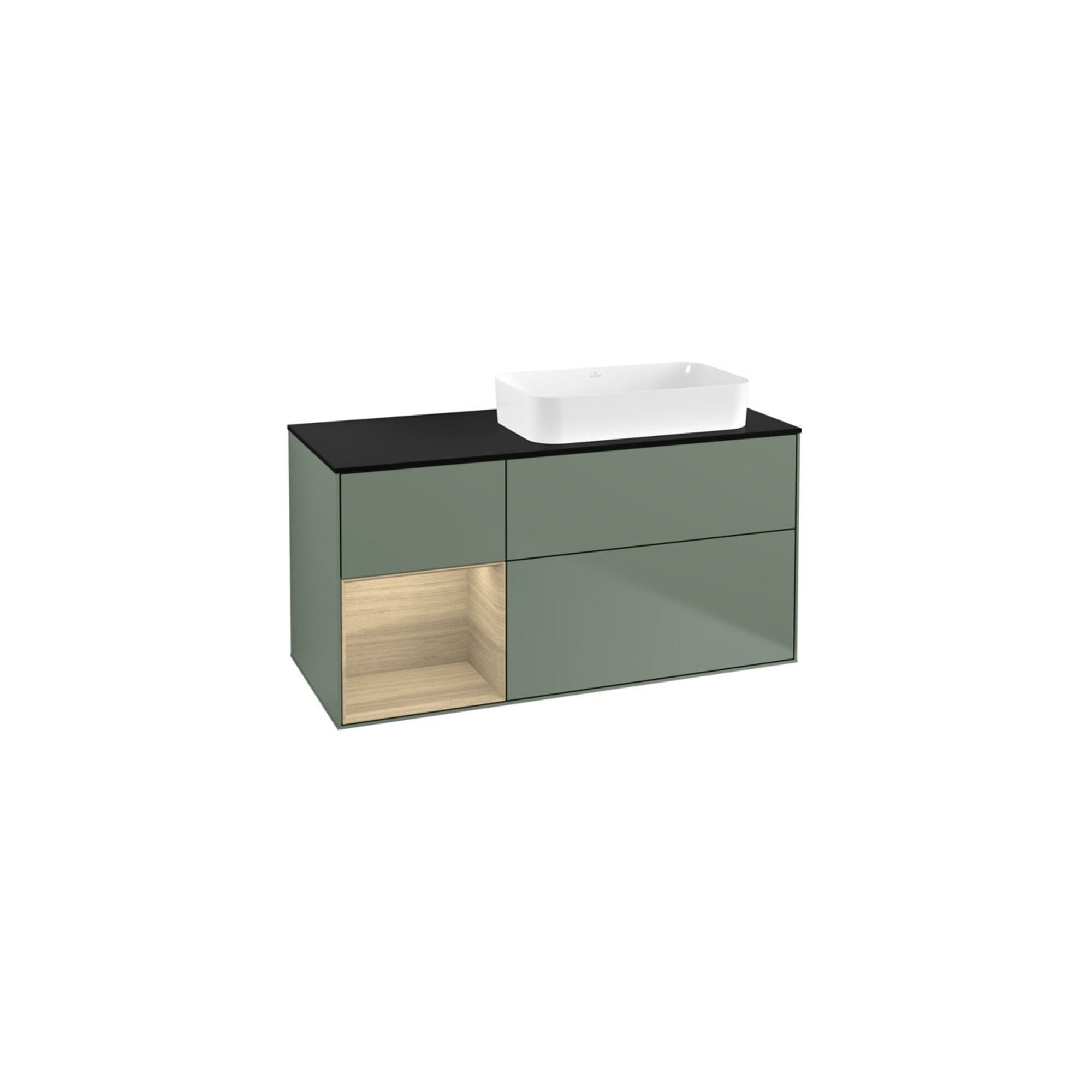 V&B Waschtischunterschrank Finion 120x60 cm, Reg li Oa ven, Oli. m Lacquer ; Villeroy & Boch