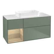 V&B Waschtischunterschrank Finion 120x60 cm, Reg li Oa ven, Oli. m Lacquer