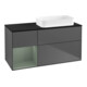 V&B Waschtischunterschrank Finion 120x60 cm, Reg li Oli. m Lac, Anthrac. m-1