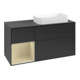 V&B Waschtischunterschrank Finion 120x60 cm, Reg li si Gr m Lac, bla m Lac-4