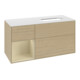 V&B Waschtischunterschrank Finion 120x60 cm, Reg li si Gr m Lac, Oa Veneer-1