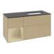 V&B Waschtischunterschrank Finion 120x60 cm, Reg li si Gr m Lac, Oa Veneer-1