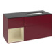 V&B Waschtischunterschrank Finion 120x60 cm, Reg li si Gr m Lac, Peo Matt-1