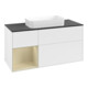 V&B Waschtischunterschrank Finion 120x60 cm, Reg li si Gr m Lac, wh. m Lac-3