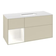 V&B Waschtischunterschrank Finion 120x60 cm, Reg li wh. m Lac, si Gr m Lac-3