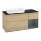 V&B Waschtischunterschrank Finion 120x60 cm, Reg re Anthrac. m, Oak Veneer-1