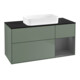 V&B Waschtischunterschrank Finion 120x60 cm, Reg re Anthrac. m, Oli. m Lac-1