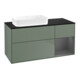 V&B Waschtischunterschrank Finion 120x60 cm, Reg re Anthrac. m, Oli. m Lac-1