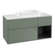 V&B Waschtischunterschrank Finion 120x60 cm, Reg re bla m Lac, Oli. m Lac-1