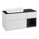 V&B Waschtischunterschrank Finion 120x60 cm, Reg re bla m Lac, wh. m Lac-1