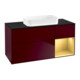 V&B Waschtischunterschrank Finion 120x60 cm, Reg re Gold matt, Peony Matt-1