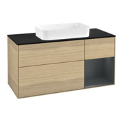 V&B Waschtischunterschrank Finion 120x60 cm, Reg re md bl. m Lac, Oa ven