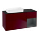 V&B Waschtischunterschrank Finion 120x60 cm, Reg re md bl. m Lac, Peo Matt-1