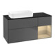 V&B Waschtischunterschrank Finion 120x60 cm, Reg re Oa ven, Anthrac. matt-1