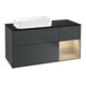 V&B Waschtischunterschrank Finion 120x60 cm, Reg re Oa ven, md bl. m Lac-1