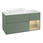 V&B Waschtischunterschrank Finion 120x60 cm, Reg re Oa ven, Oli. m Lacquer