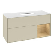 V&B Waschtischunterschrank Finion 120x60 cm, Reg re Oa ven, si Gr m Lac-3