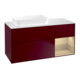 V&B Waschtischunterschrank Finion 120x60 cm, Reg re Oak Veneer, Peony Matt-1