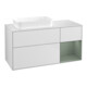 V&B Waschtischunterschrank Finion 120x60 cm, Reg re Oli. m Lac, wh. m Lac-1