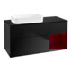 V&B Waschtischunterschrank Finion 120x60 cm, Reg re Peo, bla matt lacquer-1