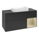V&B Waschtischunterschrank Finion 120x60 cm, Reg re si Gr m Lac, bla m Lac-1
