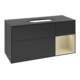V&B Waschtischunterschrank Finion 120x60 cm, Reg re si Gr m Lac, bla m Lac-4