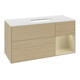 V&B Waschtischunterschrank Finion 120x60 cm, Reg re si Gr m Lac, Oa Veneer-1