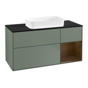 V&B Waschtischunterschrank Finion 120x60 cm, Reg re wal ven, Oli. m Lac