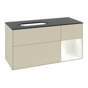 V&B Waschtischunterschrank Finion 120x60 cm, Reg re wh. m Lac, si Gr m Lac-3