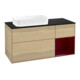 V&B Waschtischunterschrank Finion 120x60 cm, Reg rechts Peony, Oak Veneer-1
