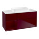 V&B Waschtischunterschrank Finion 120x60 cm, Regal links Peony, Peony Matt-1