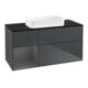 V&B Waschtischunterschrank Finion 120x60 cm, Rg l Anthrac. m, md bl. m Lac-1