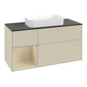 V&B Waschtischunterschrank Finion 120x60 cm, Rg l si Gr m Lac, si Gr m Lac