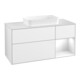 V&B Waschtischunterschrank Finion 120x60 cm, Rg r glo wh. Lac, glo wh. Lac-1