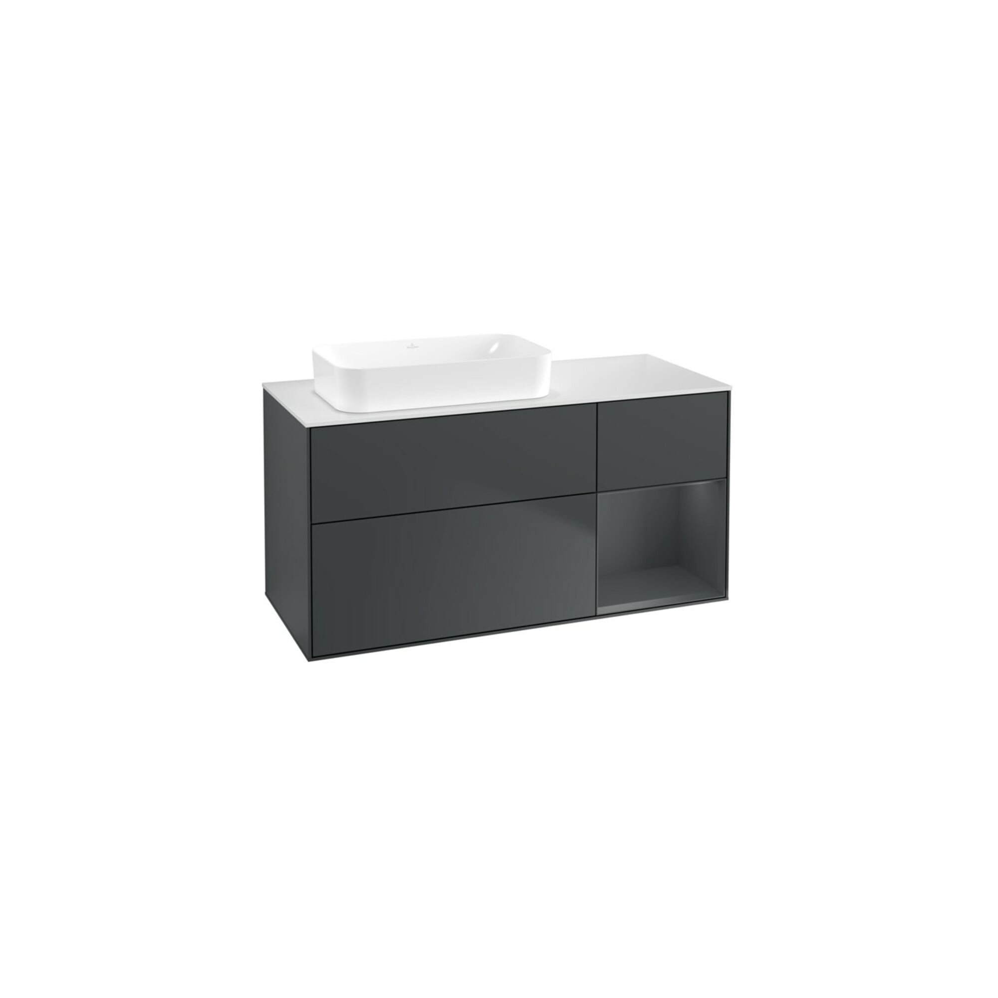 V&B Waschtischunterschrank Finion 120x60 cm, Rg r md b m Lac, md bl. m Lac ; Villeroy & Boch