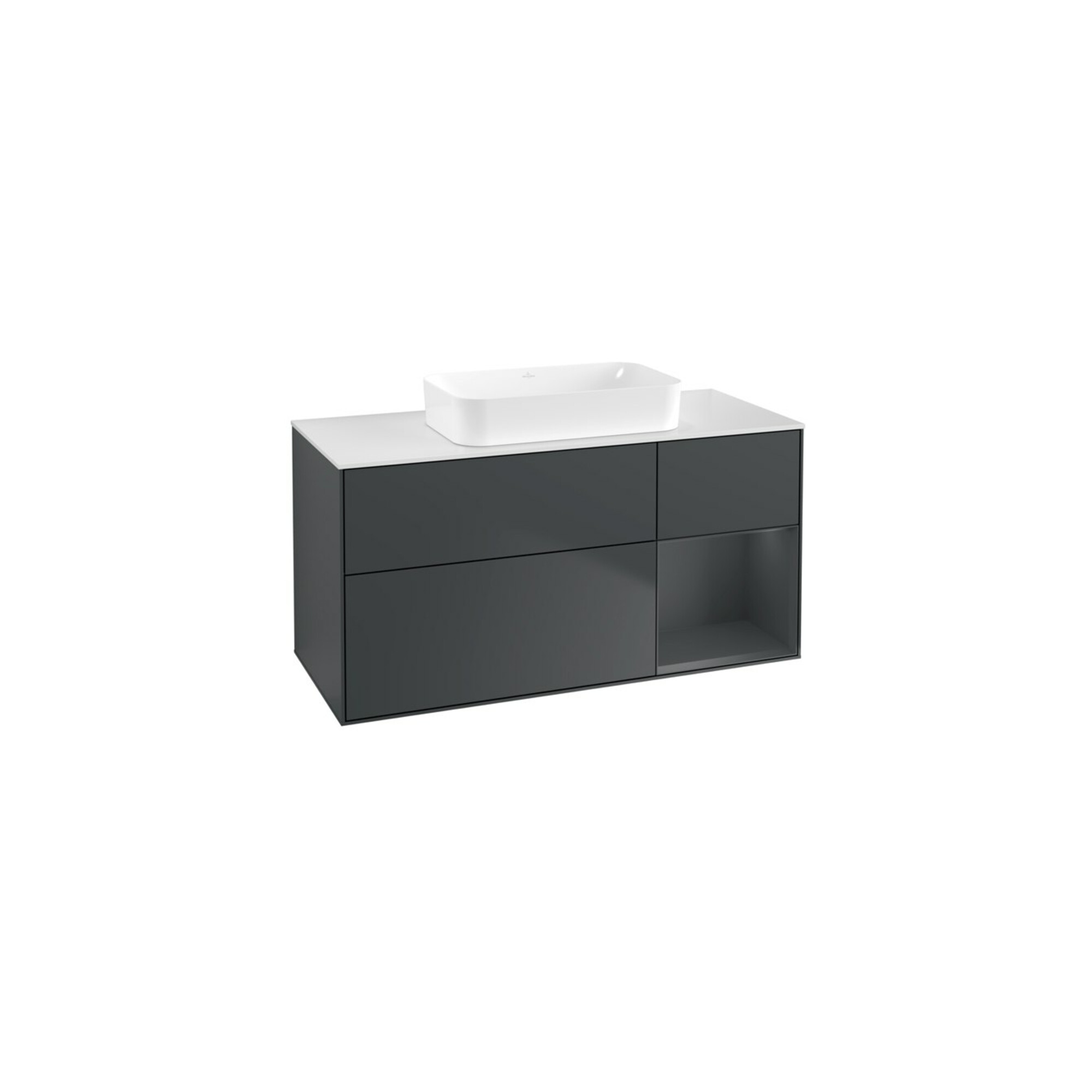 V&B Waschtischunterschrank Finion 120x60 cm, Rg r md b m Lac, md bl. m Lac ; Villeroy & Boch