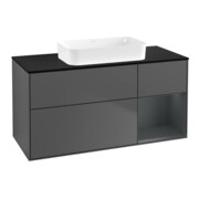 V&B Waschtischunterschrank Finion 120x60 cm, Rg r md bl. m Lac, Anthrac. m