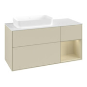 V&B Waschtischunterschrank Finion 120x60 cm, Rg r si Gr m Lac, si Gr m Lac