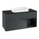 V&B Waschtischunterschrank Finion 120x60 cm, Rg re bla m Lac, md bl. m Lac-1