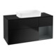 V&B Waschtischunterschrank Finion 120x60 cm, Rg re md bl. m Lac, bla m Lac-1