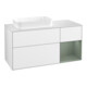 V&B Waschtischunterschrank Finion 120x60 cm, Rg re Oli. m Lac, glo wh. Lac-1