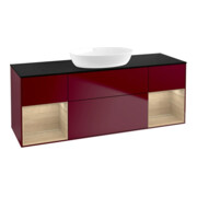 V&B Waschtischunterschrank Finion 160cm, Abd.-Pl. bla m, Reg Oa ven, Peo m