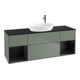 V&B Waschtischunterschrank Finion 160cm, Pl b m, Reg bla m Lac, Oli. m Lac-1