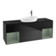 V&B Waschtischunterschrank Finion 160cm, Pl b m, Reg Oli. m Lac, bla m Lac-1
